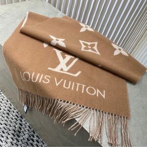LOUIS VUITTON Reykjavik M76067 Cashmere Sable Scarf